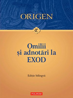 cover image of Omilii și adnotări la Exod